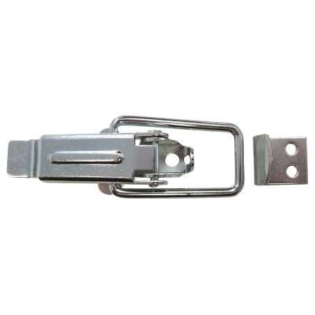 Zamknięcie do skrzyń ocynkowane z hakiem typu c 55x13mm