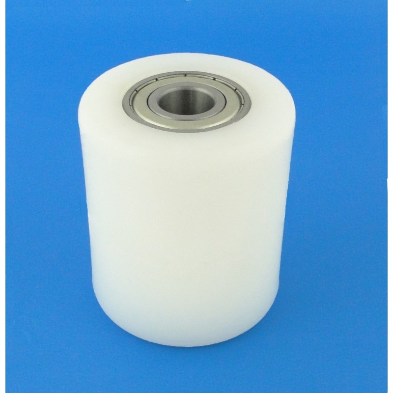 Rolka z tworzywa 80x90mm łożyskowana do paleciaka r-80-90