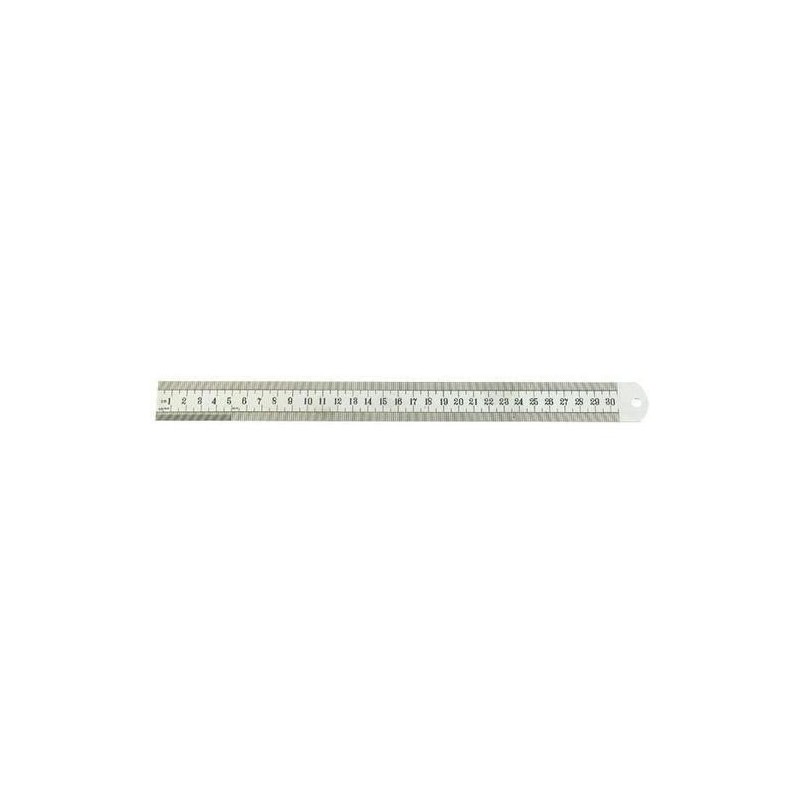 Przymiar liniowy stal nierdzewna 30cm