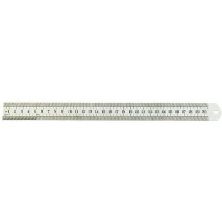 Przymiar liniowy stal nierdzewna 30cm
