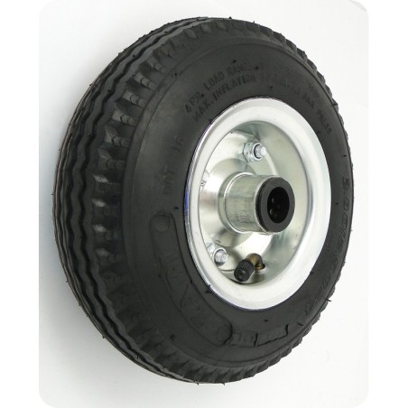 Koło pneumatyczne metal-guma 225mm bez obudowy 225m