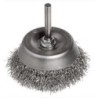 Szczotka doczołowa drut stalowy trzpień 6mm, fi50mm