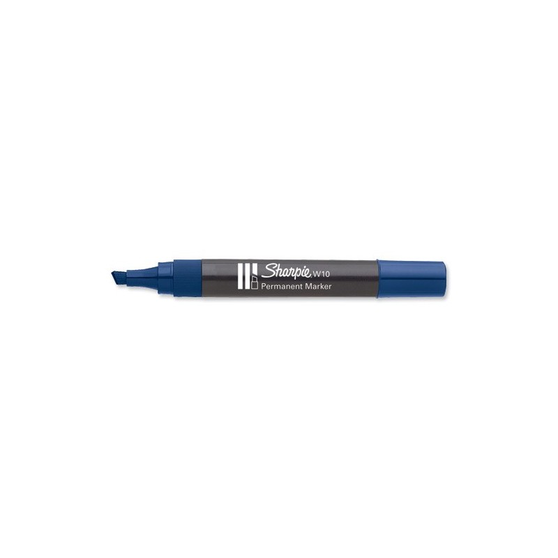 Marker ścięty niebieski w10 1.5-5.0mm