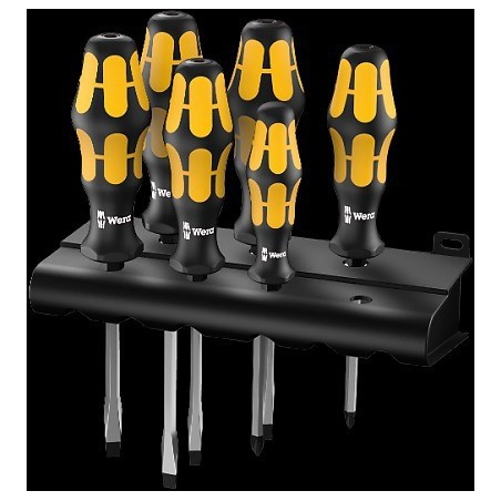 Wkrętaki do pobijania płaskie i ph 6 sztuk