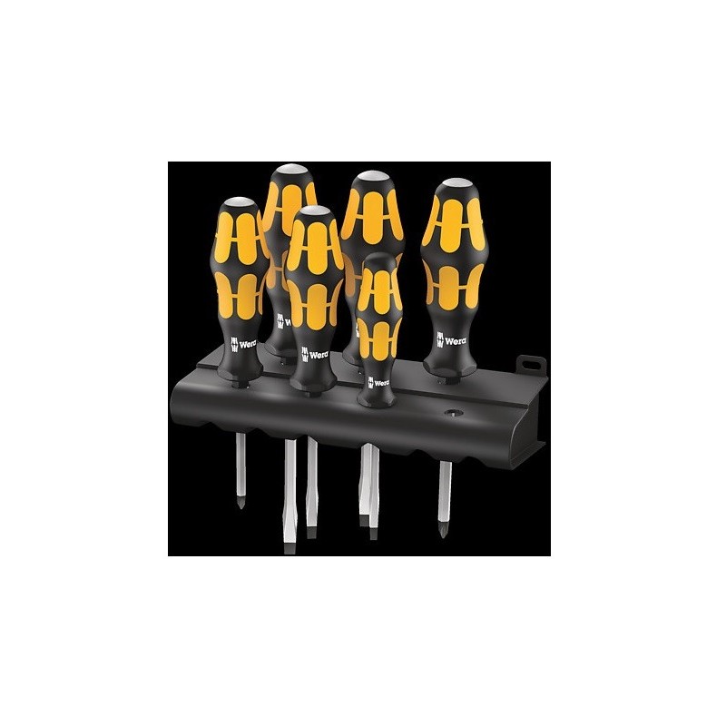 Wkrętaki do pobijania płaskie i ph krzyżowec 6 sztuk