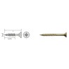 Wkręt do drewna ocynk żółty niepełny gwint 6.0x150mm