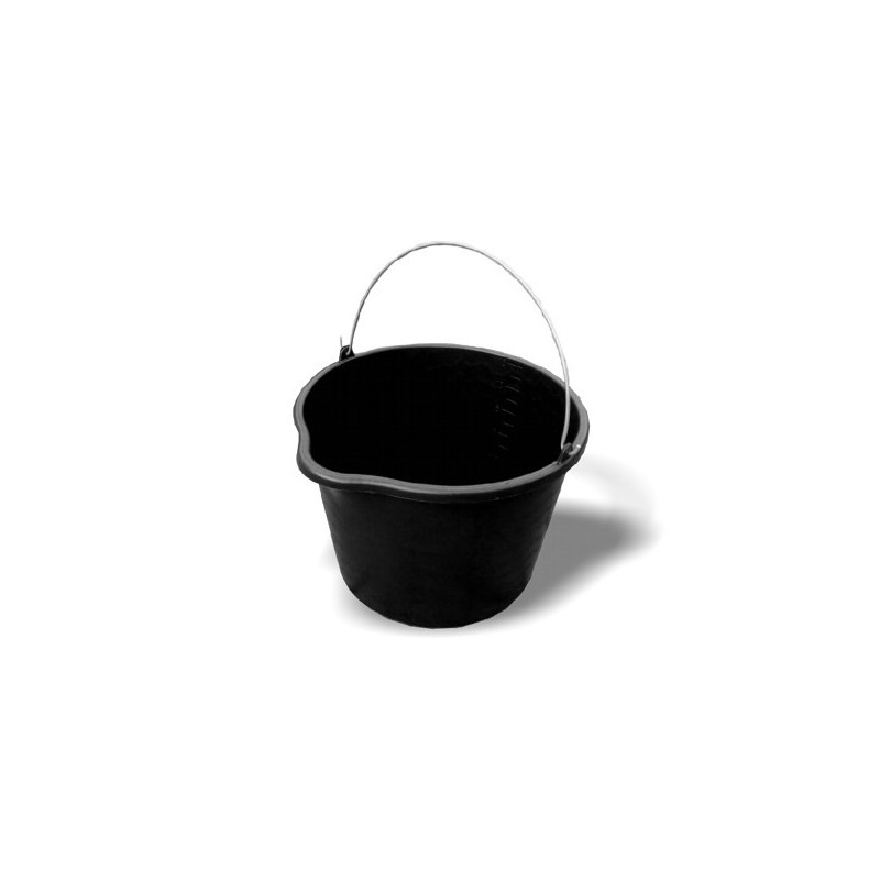 Wiadro budowlane plastikowe z lejkiem 15 litrów