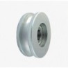 Rolka metalowa 44mm łożyskowana, na linkę cm44/8ł