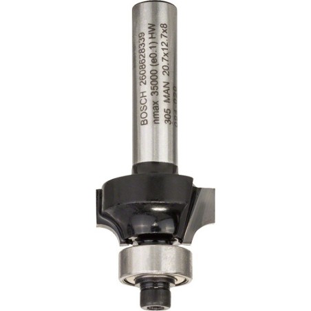 Frez do zaokrągleń z łożyskiem 8x20, 7x53mm