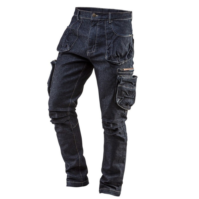 Spodnie robocze 5-kieszeniowe denim rozmiar xxl