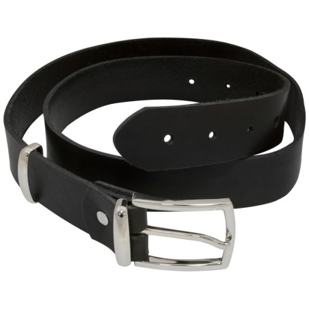 Pas skórzany rocker black