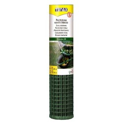 Siatka pvc kwadra 20 oczko 15mm 1.0mx50mb zielona