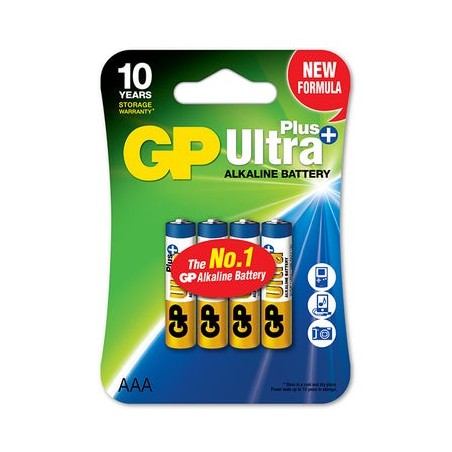 Bateria ultra+ alkaline lr3 aaa 1.5v 4szt