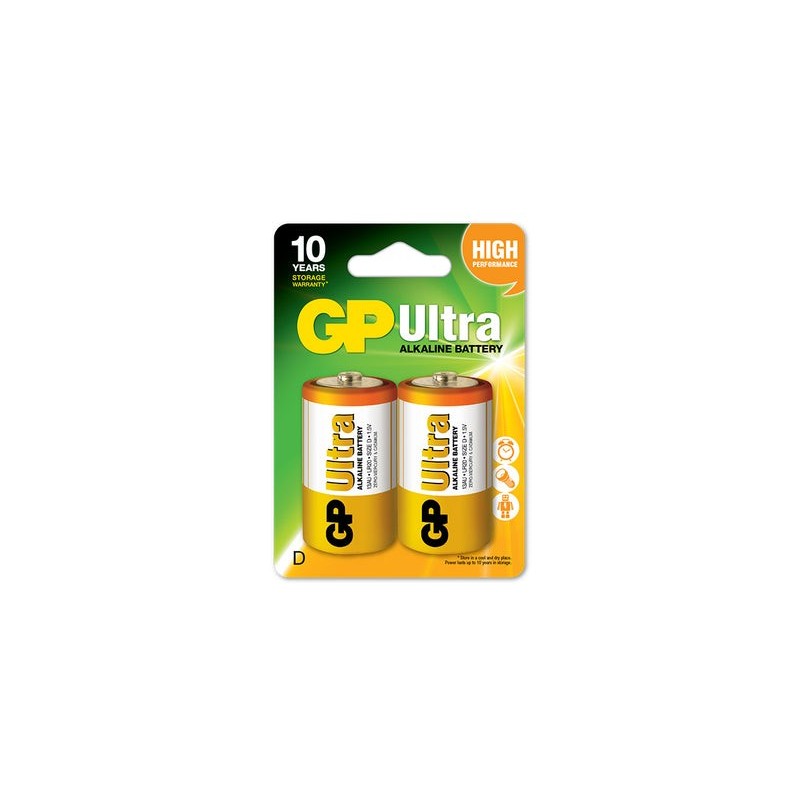 Bateria ultra+ alkaline lr20 1.5v 2sz