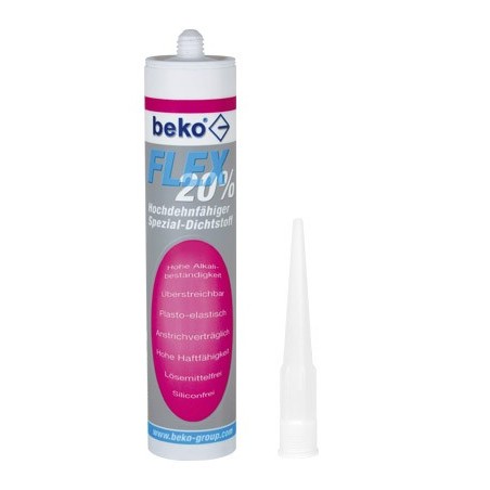 Akryl specjalny flex 20% biały 310ml