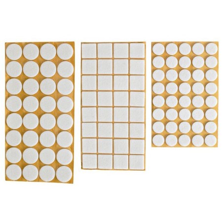 Podkładka filcowa blister biała 40x40mm - 4szt