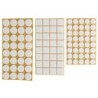 Podkładka filcowa blister biała 40x40mm - 4szt