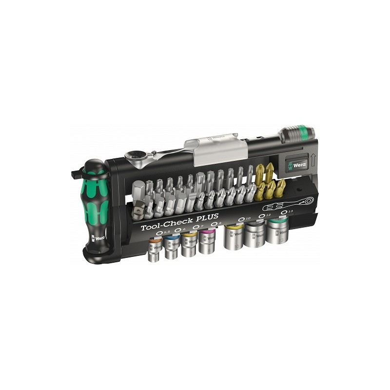 Zestaw grzechota, bity, klucze nasadowe i rękojeści