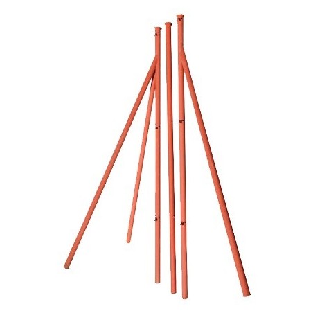 Słupek ogrodzeniowy rura fi 40mm 2mm 2/1.25m narożny