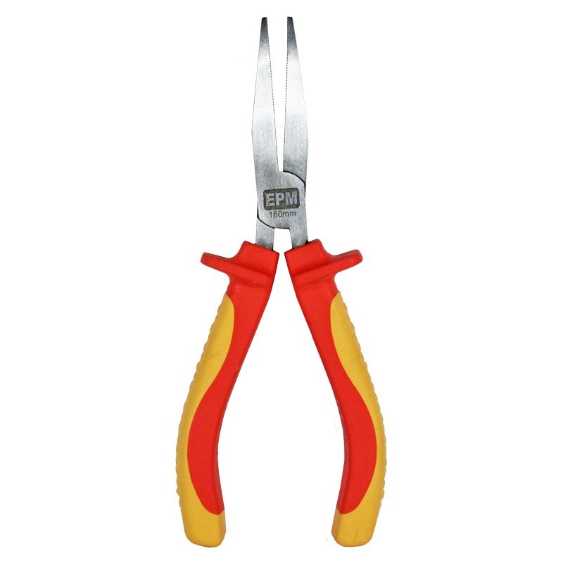 Szczypce izolowane wydłużone proste 160mm