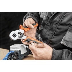 Zaciskarka końcówek tulejkowych, średnica tulejek 2-3.2mm