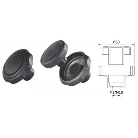 Pokrętło składane pok 02 fi 50 m10  804