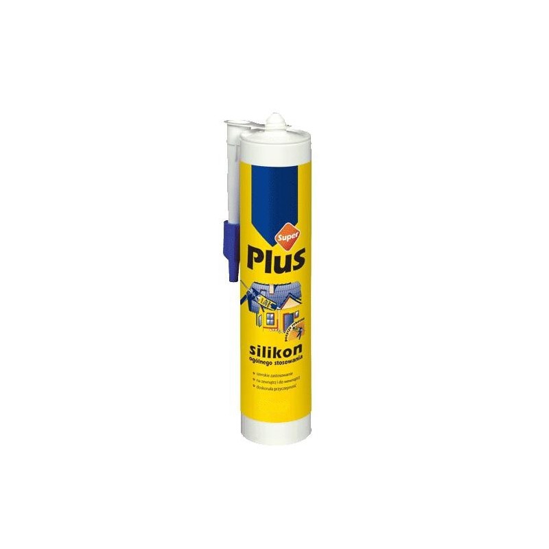 Silikon super plus 280ml szary