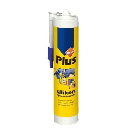 Silikon super plus 280ml szary