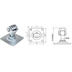 Zawias przykręcany m16 h5/8cm pod.8x8cm 142