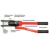 Praska hydrauliczna, ręczna do zaciskania końcówek 10-120mm2