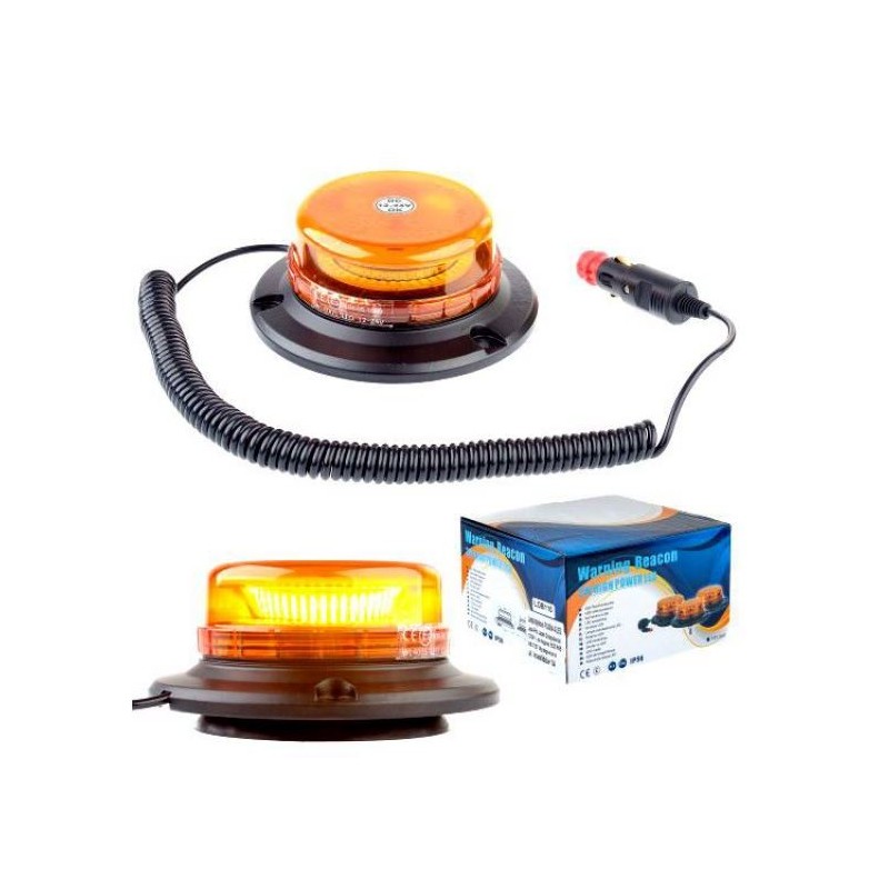 Lampa ostrzegawcza obrotowa - magnes wl400 3w led mocna