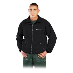 Bluza z polaru honeyb czarny rozmiar xxxl