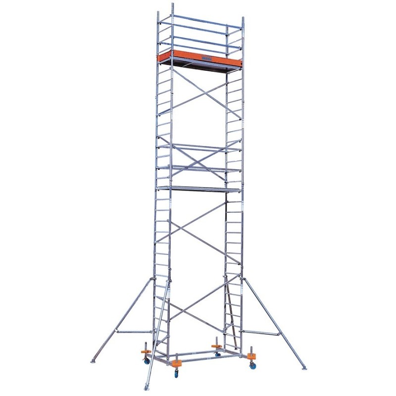 Rusztowanie protec 0.7x2.0m wysokość robocza 6.30m