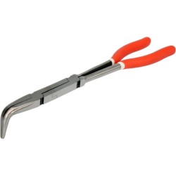 Szczypce wydłużone wygięte 90 stopni 2 przeguby 330mm