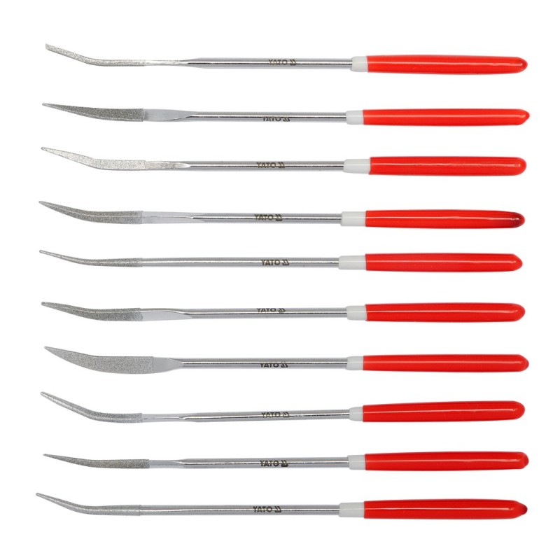 Zestaw pilników iglaków diamentowych 3x140x30mm