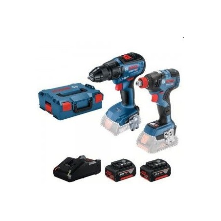 Zestaw 18 v wiertarko-wkr. Gsr18v-50+klucz gdx18v-200 2x4.0a