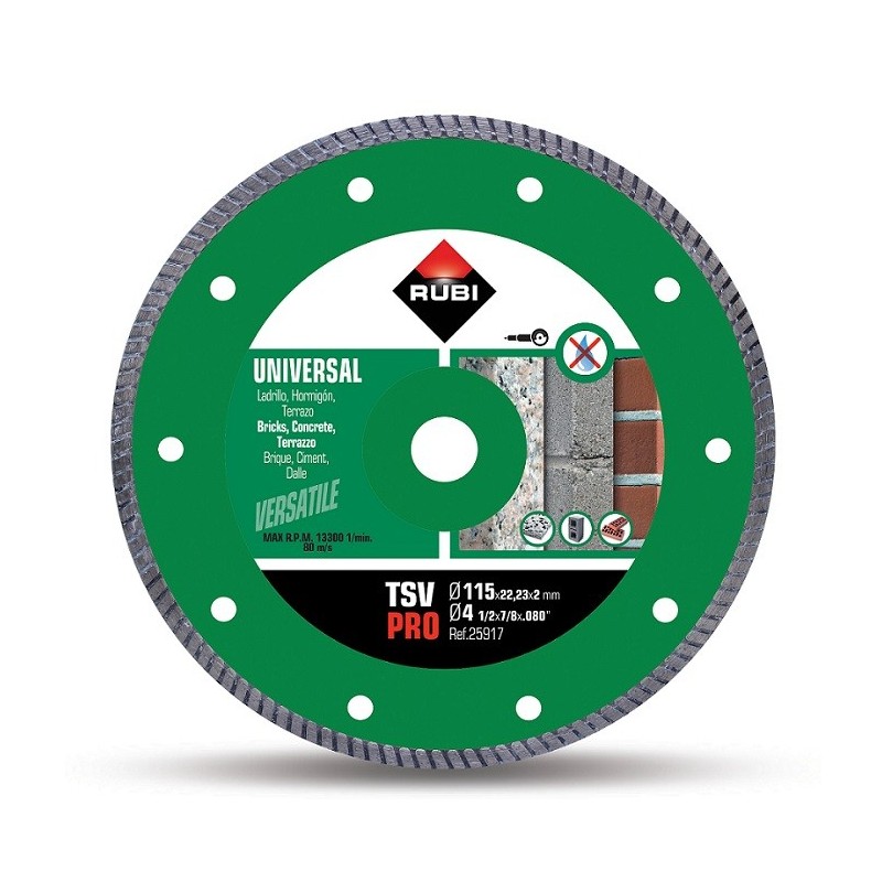 Tarcza diamentowa do materiałów budowlanych tsv 125 pro