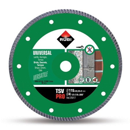 Tarcza diamentowa do materiałów budowlanych tsv 125 pro