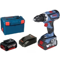 Wiertarko-wkrętarka akumulatorowa gsr 18 v-ec 2x2,0ah lb