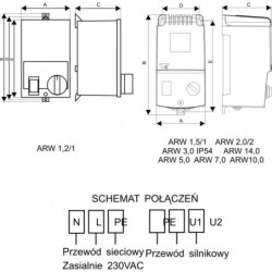 Regulator arw 1.5 ip 54