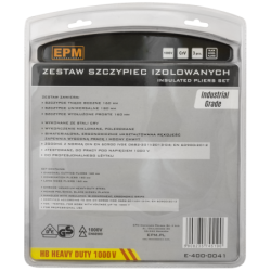 Zestaw szczypiec izolowanych 3 sztuki 160mm crv