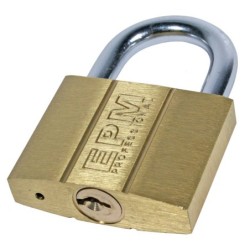 Kłódka mosiężna 5 kluczy 30mm