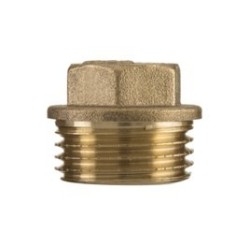 Złączka mosiężna korek 1/2''