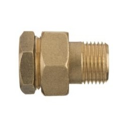 Złączka mosiężna śrubunek prosty oring 1/2''