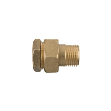 Złączka mosiężna śrubunek prosty oring 1''