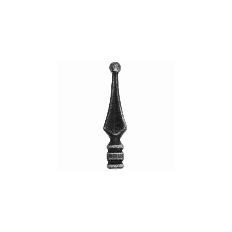 Grot stalowy kuty 15x15mm h82 l30