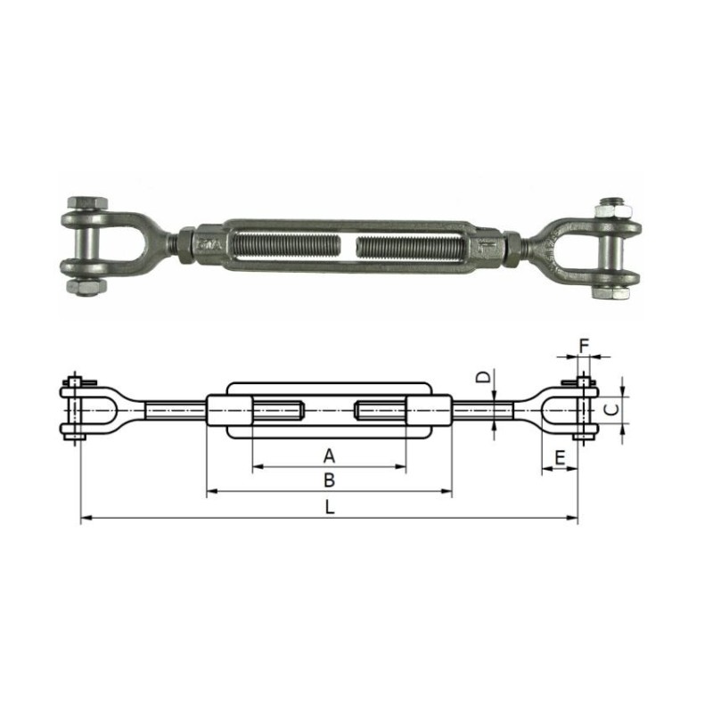 Śruba rzymska 25x152mm szakla-szakla ocynkowana