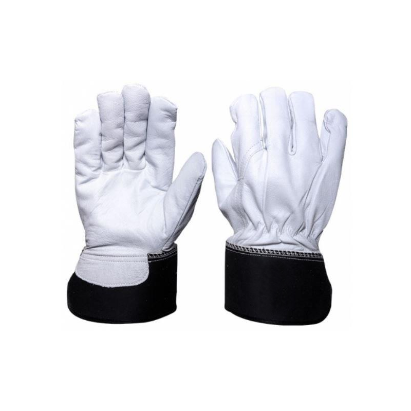 Rękawice ocieplane ze skóry koziej licowej mauro