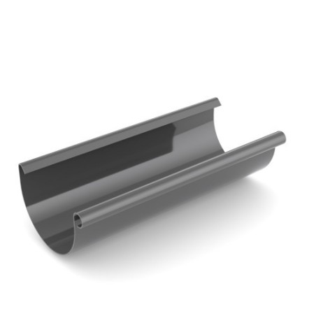 Rynna dachowa pvc 125mm 3m grafit bryza