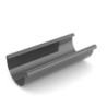 Rynna dachowa pvc 125mm 3m grafit bryza
